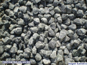 Material pétreo consistente em 2.059m³ de pedra detonada