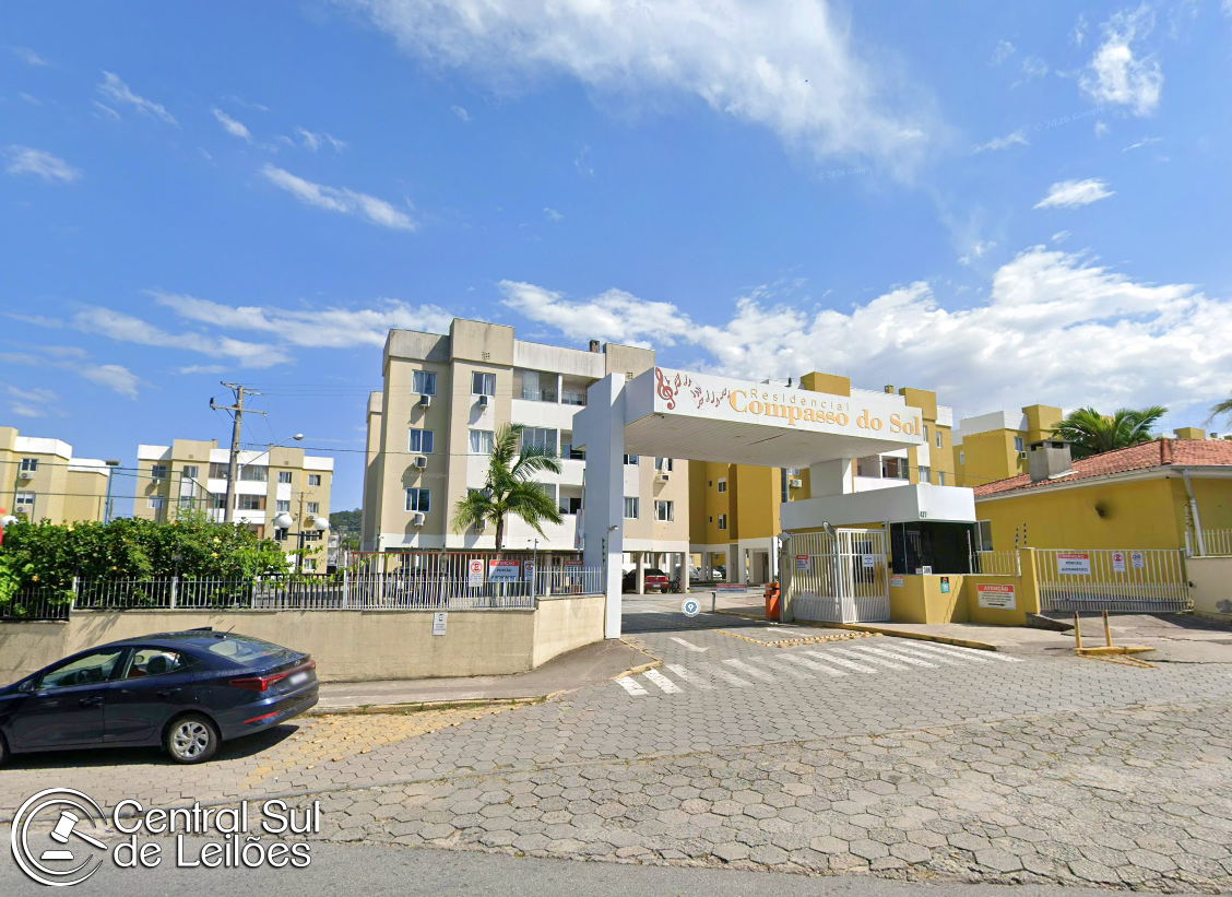 Apartamento nº 403, bloco A 29, no Residencial Compasso do Sol, em São José/SC