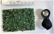 Lote de esmeraldas naturais