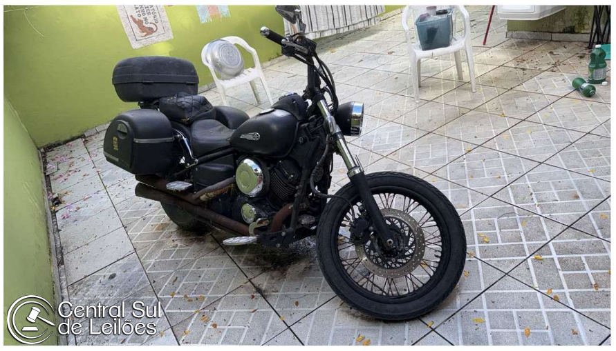 Motocicleta Yamaha/Drag Star XVS 650, modelo 2008, placa DYW1283