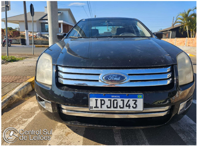 Automóvel I/Ford Fusion, ano/modelo 2008, placa IPJ0J43