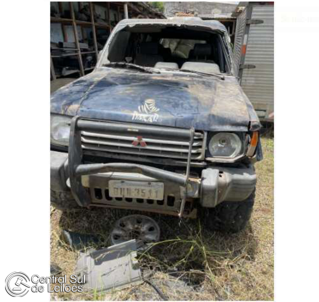 Sucata de Veículo I/MMC Pajero GLX-B, modelo 1995, placa BUN3511