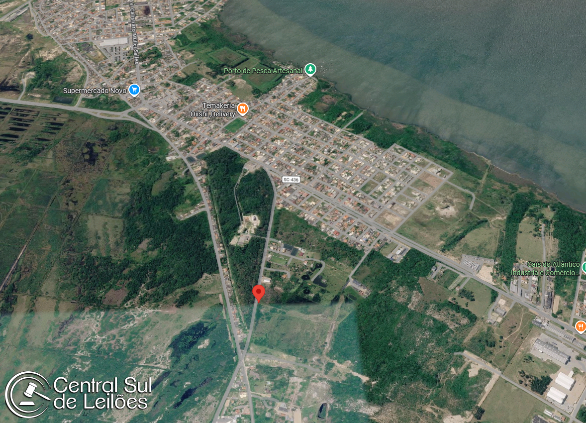 Terreno com área de 171.419,88m², com Galpão, situado em Barbacena, no Município de Laguna/SC