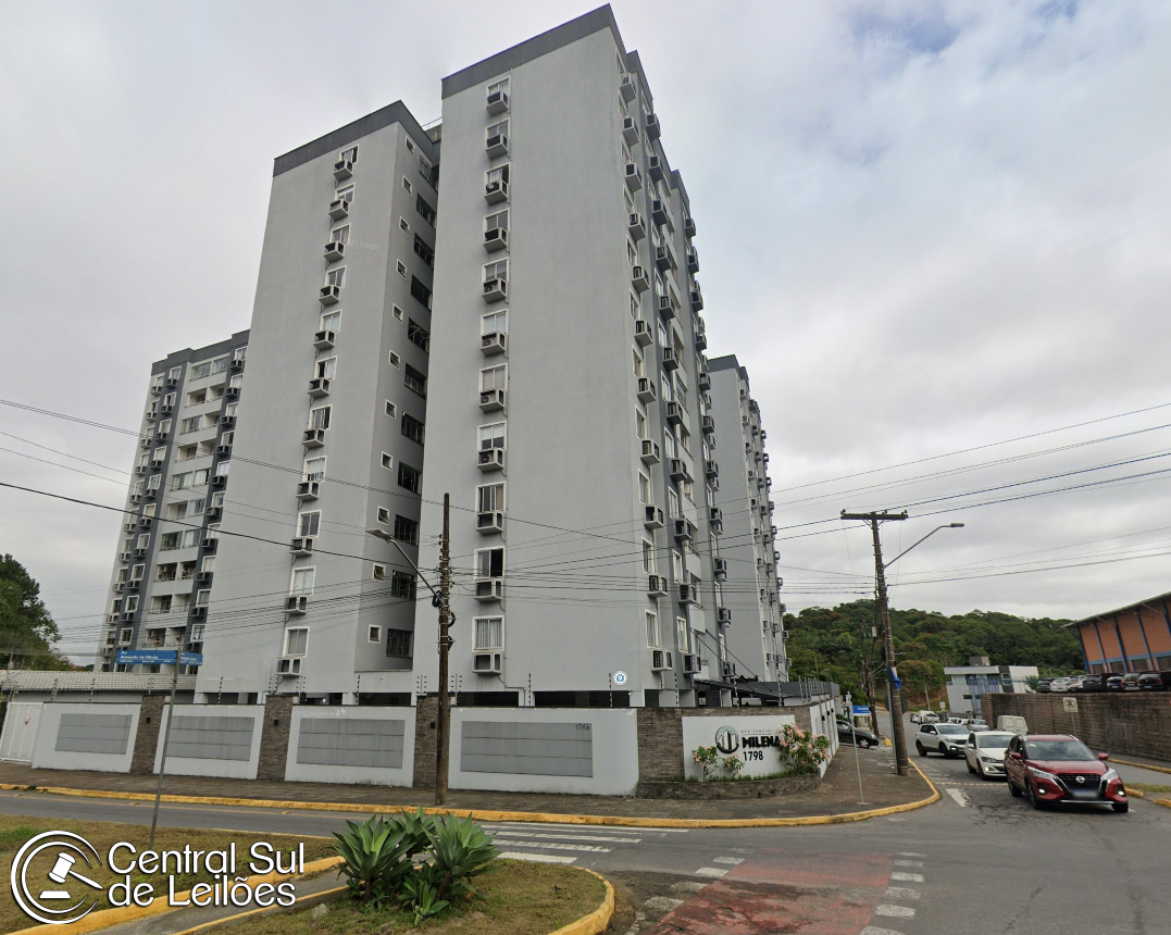 Apartamento nº 1002, bloco A, no Conjunto Residencial Milena, em Joinville/SC