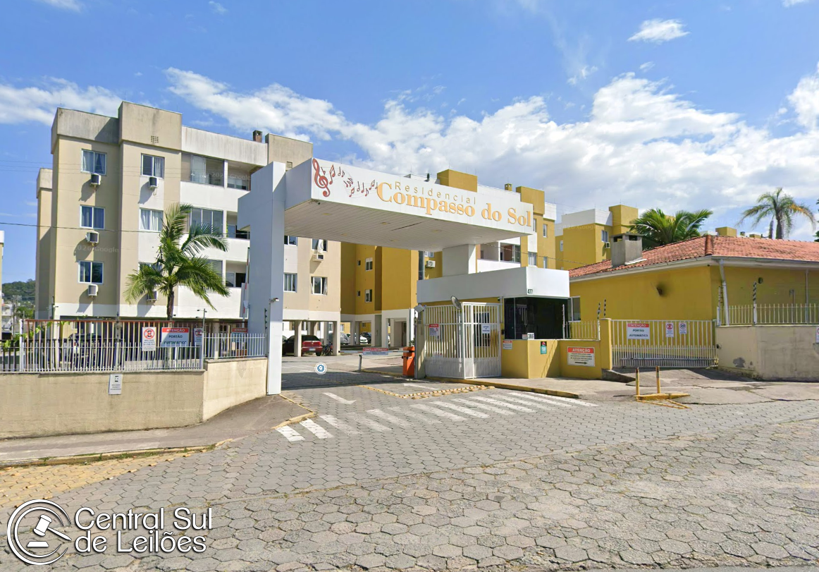 Apartamento nº 302, bloco A-21, no Res. Compasso do Sol, em São José/SC