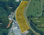 Foto principal do lote Terreno com área de 47.004,43m², Bairro Rio Branco, no Município de Brusque/SC do leilão Brusque/SC - 2ª Vara do Trabalho em Brusque.