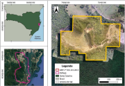 Foto principal do lote Terreno com área de 532.359,00m² e Direitos de Exploração de Jazida mineral de Granito, em Palhoça/SC do leilão São José/SC - Vara da Fazenda Pública em São José.