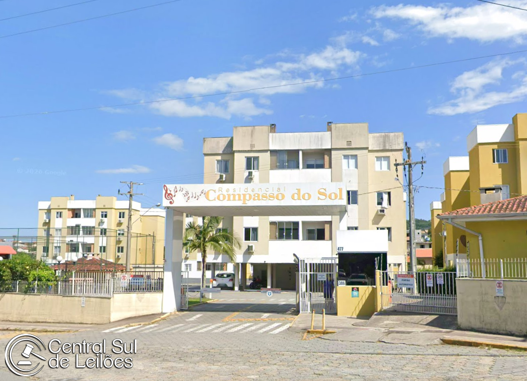 Apartamento nº 404, bloco a-28, no residencial compasso do sol, em são josé/sc