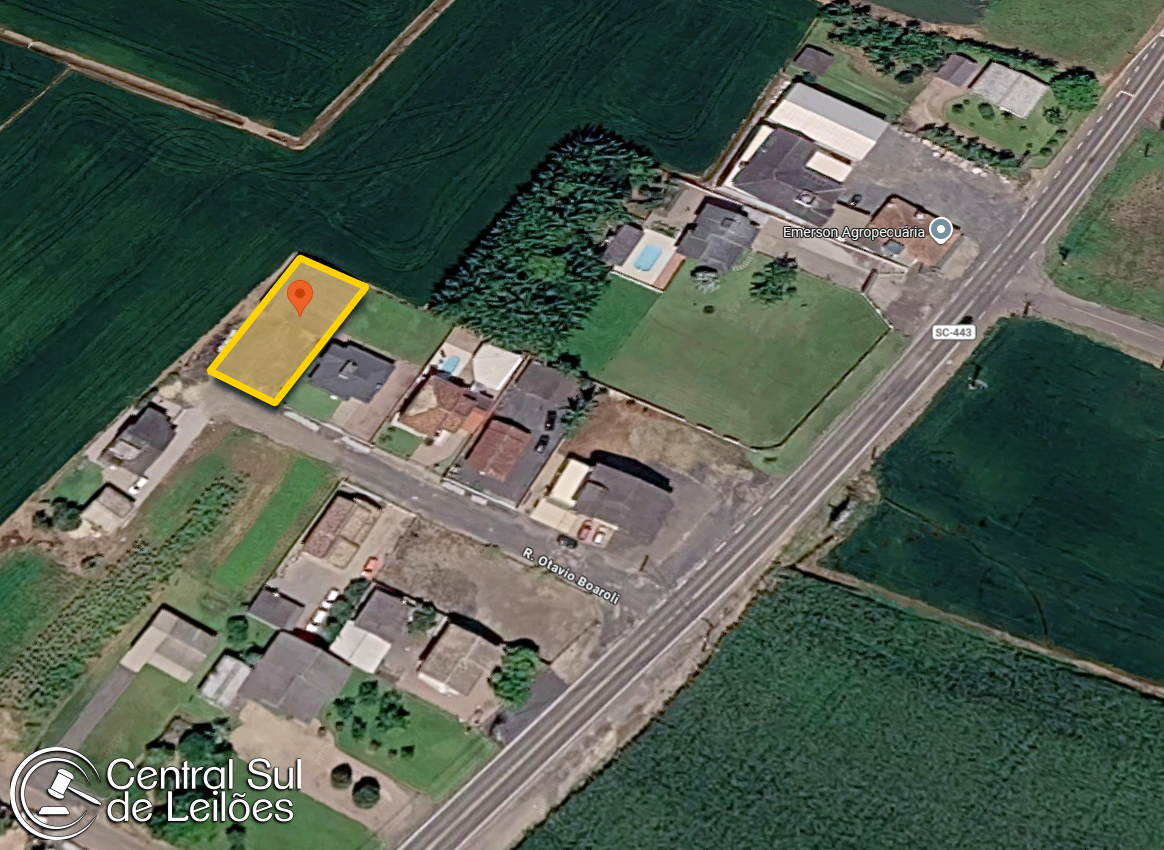 Terrenos com áreas somadas de aprox. 1.074,00m², no Distrito de São Bento Baixo, em Nova Veneza/SC