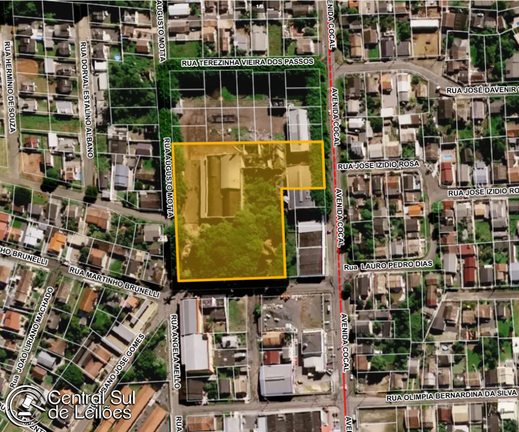 Terreno com área de 10.130,30m², com Edificação, no bairro Mina União, em Criciúma/SC