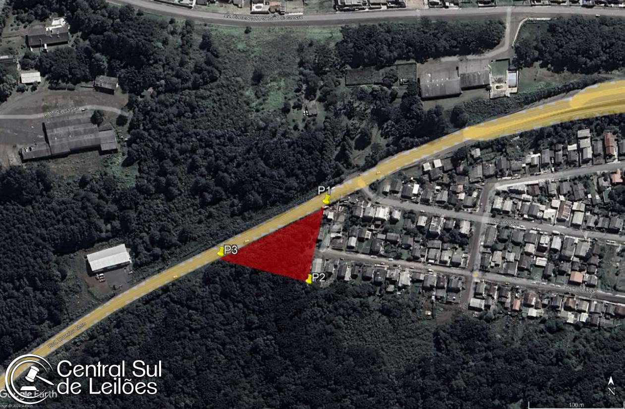 Terreno com área de 4.120,06m², no Município de Caçador/SC